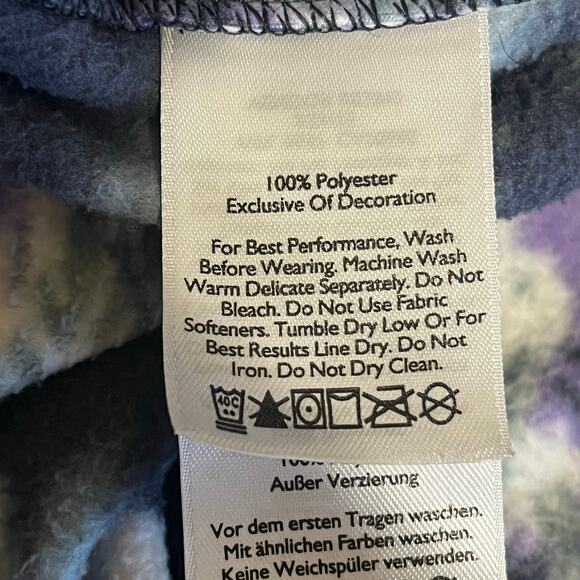 Eddie Bauer Purple and Blue Active Fleece Pullover- Womens Size Large - Picture 6 of 6